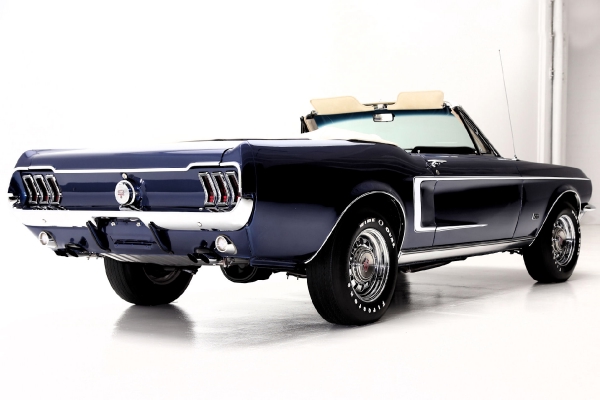 For Sale Used 1968 Ford Mustang Convertible GT, S-Code 390 GT | American Dream Machines Des Moines IA 50309