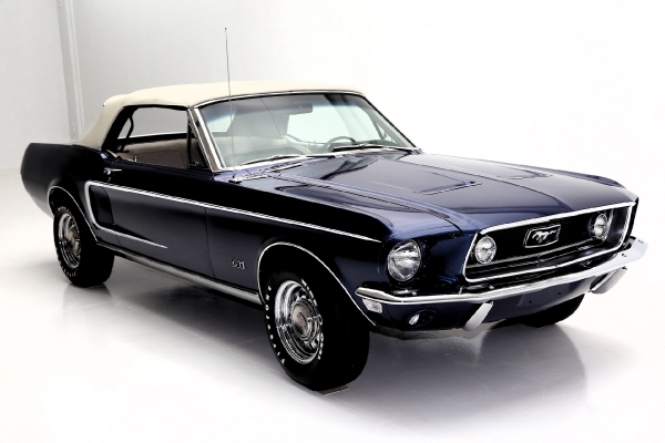 For Sale Used 1968 Ford Mustang Convertible GT, S-Code 390 GT | American Dream Machines Des Moines IA 50309