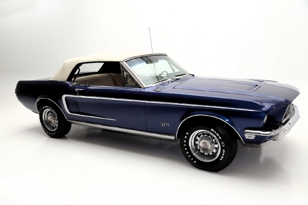 For Sale Used 1968 Ford Mustang Convertible GT, S-Code 390 GT | American Dream Machines Des Moines IA 50309