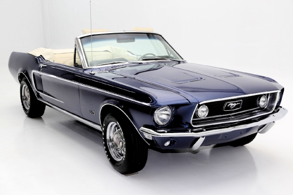 For Sale Used 1968 Ford Mustang Convertible GT, S-Code 390 GT | American Dream Machines Des Moines IA 50309