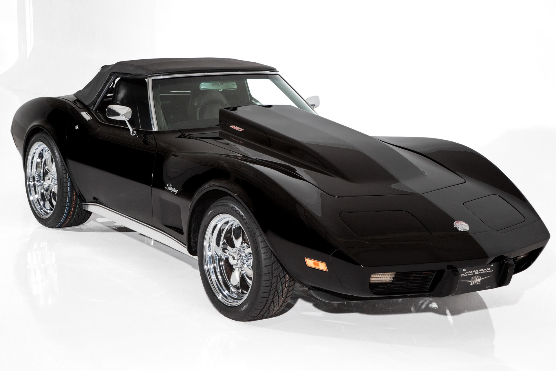 For Sale Used 1975 Chevrolet Corvette Triple Black 427/625hp | American Dream Machines Des Moines IA 50309