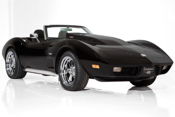 For Sale Used 1975 Chevrolet Corvette Triple Black 427/625hp | American Dream Machines Des Moines IA 50309