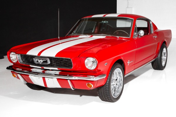 For Sale Used 1966 Ford Mustang Red Pony Interior 289 Auto | American Dream Machines Des Moines IA 50309