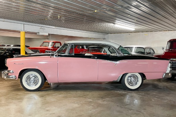 For Sale Used 1955 Dodge Royal Lancer  Rose & Black With Black & White Interior 270ci V8  Automatic | American Dream Machines Des Moines IA 50309