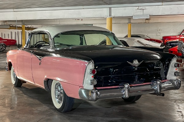 For Sale Used 1955 Dodge Royal Lancer  Rose & Black With Black & White Interior 270ci V8  Automatic | American Dream Machines Des Moines IA 50309