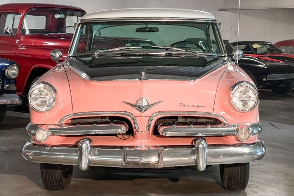 For Sale Used 1955 Dodge Royal Lancer  Rose & Black With Black & White Interior 270ci V8  Automatic | American Dream Machines Des Moines IA 50309