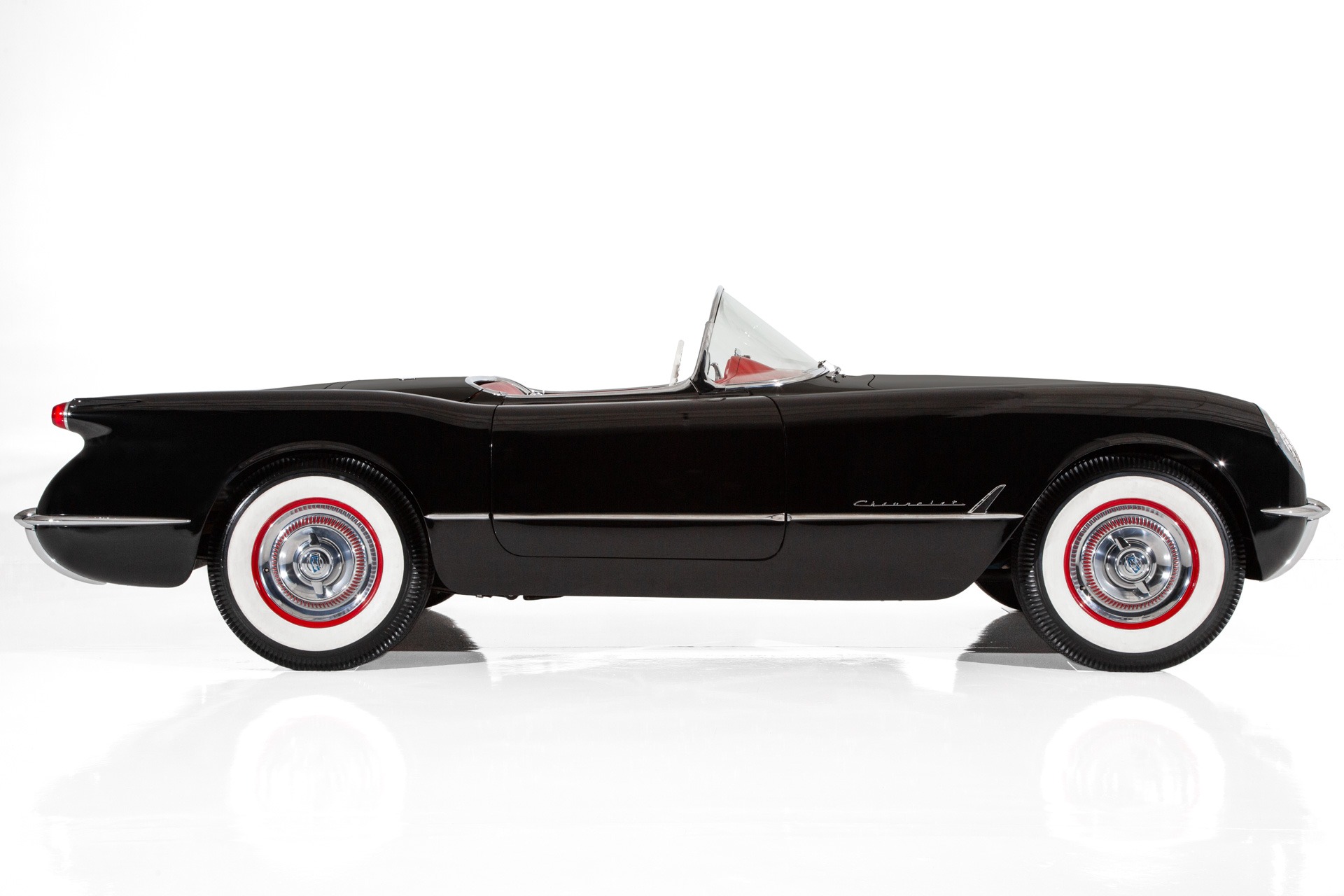 Used 1954 Chevrolet Corvette Black/Red Concours Level | St. Petersburg, FL