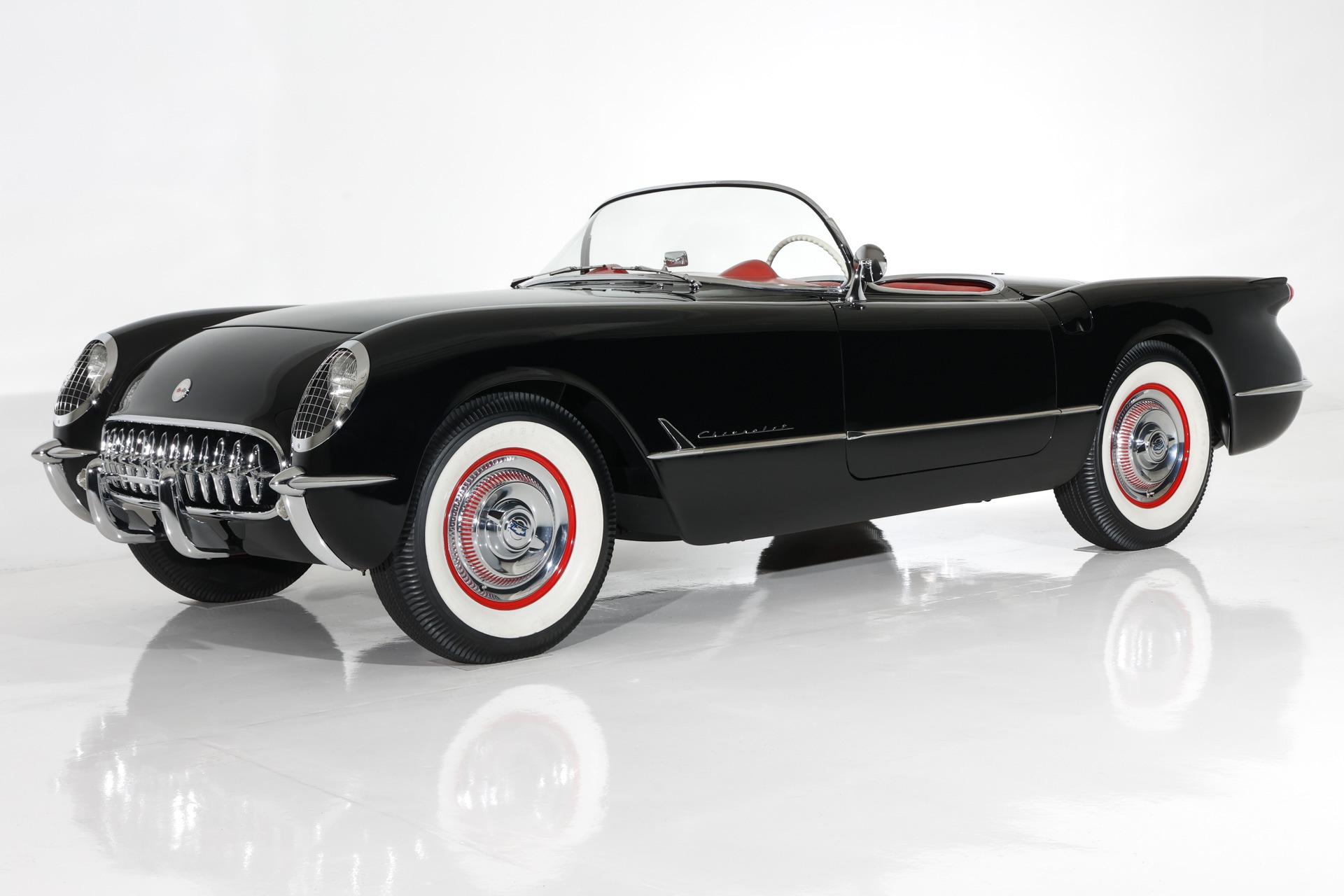 Used 1954 Chevrolet Corvette Black/Red Concours Level | St. Petersburg, FL