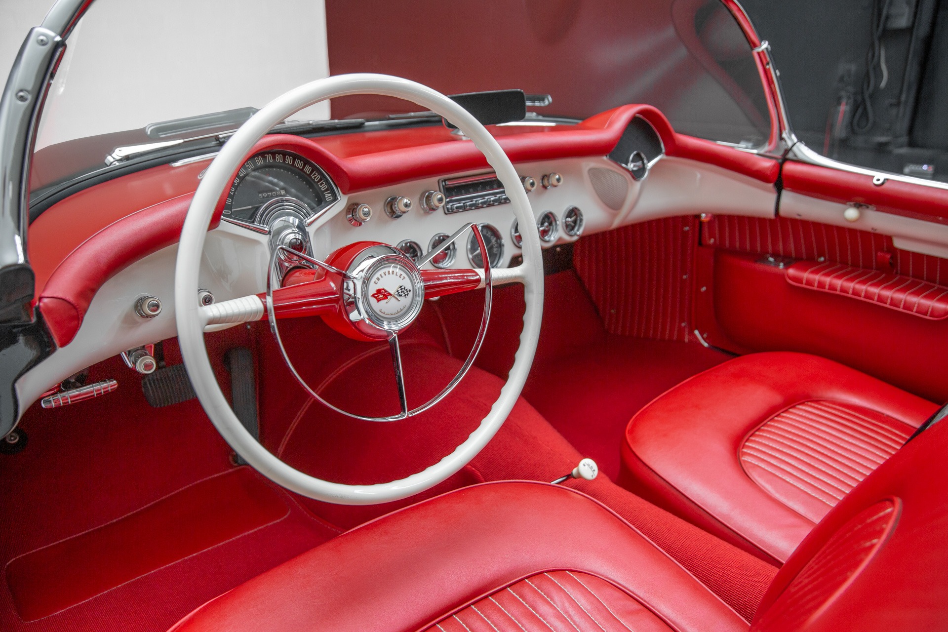Used 1954 Chevrolet Corvette Black/Red Concours Level | St. Petersburg, FL