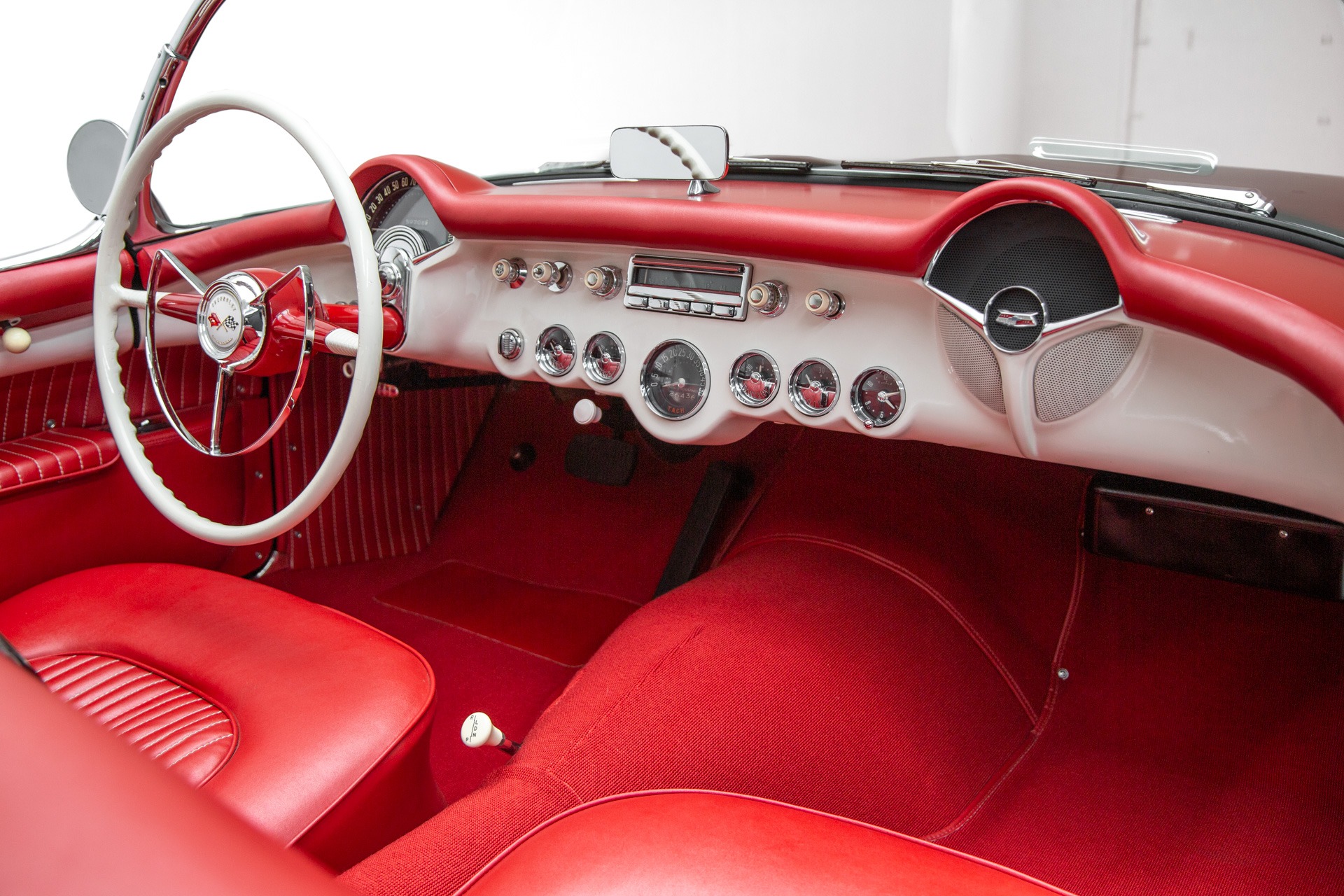 Used 1954 Chevrolet Corvette Black/Red Concours Level | St. Petersburg, FL