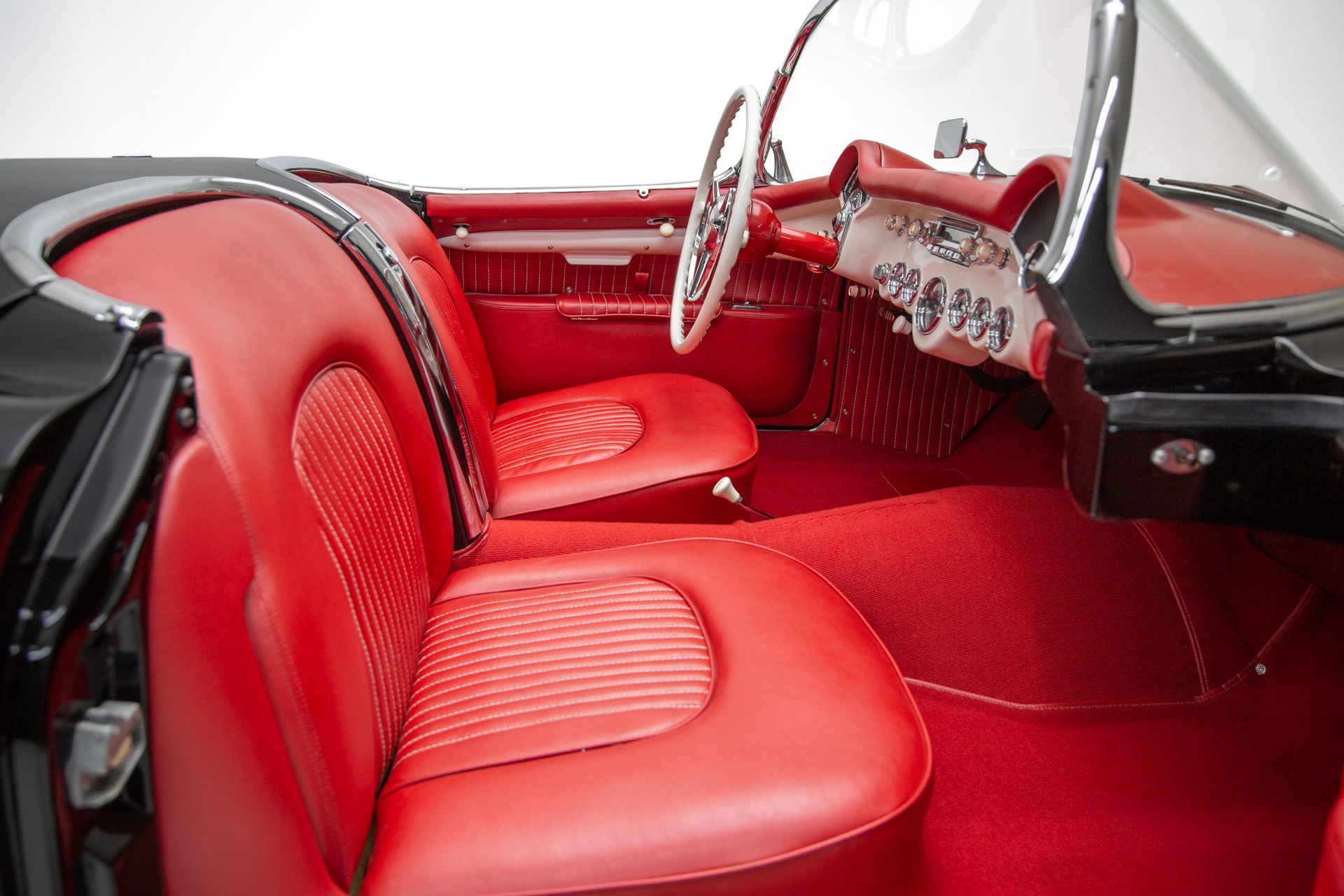 Used 1954 Chevrolet Corvette Black/Red Concours Level | St. Petersburg, FL