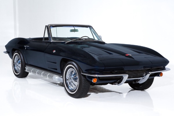 For Sale Used 1964 Chevrolet Corvette Daytona Blue 4-Speed PS, AC | American Dream Machines Des Moines IA 50309