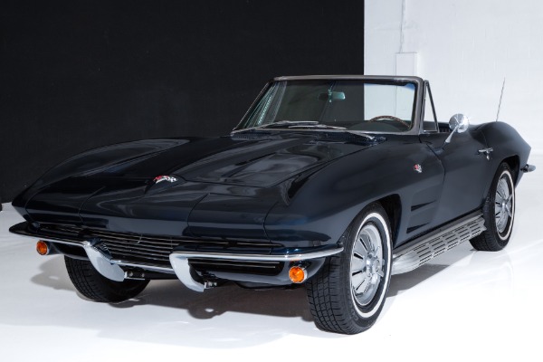 For Sale Used 1964 Chevrolet Corvette Daytona Blue 4-Speed PS, AC | American Dream Machines Des Moines IA 50309