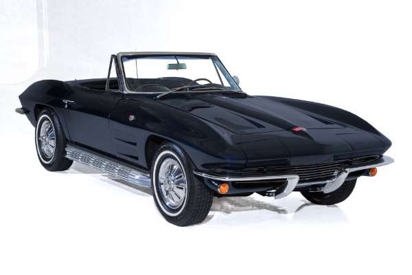 For Sale Used 1964 Chevrolet Corvette Daytona Blue 4-Speed PS, AC | American Dream Machines Des Moines IA 50309