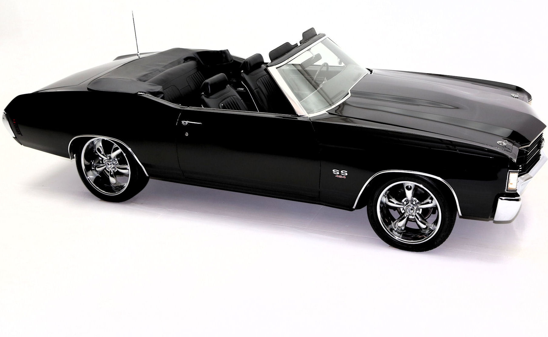 For Sale Used 1972 Chevrolet Chevelle convertible Black 454ci 4-speed | American Dream Machines Des Moines IA 50309