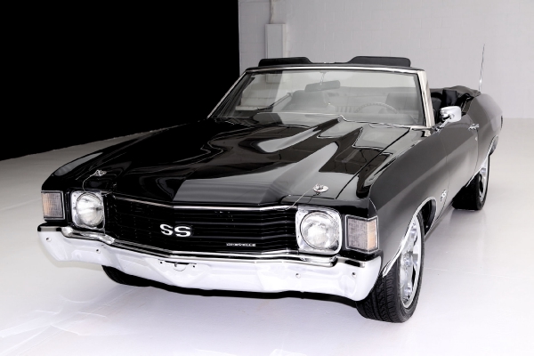 For Sale Used 1972 Chevrolet Chevelle convertible Black 454ci 4-speed | American Dream Machines Des Moines IA 50309