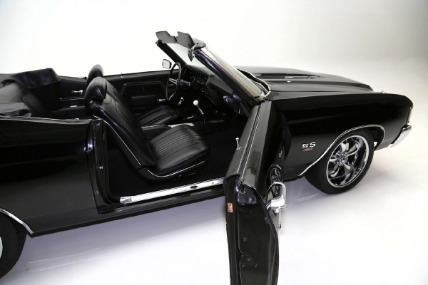 For Sale Used 1972 Chevrolet Chevelle convertible Black 454ci 4-speed | American Dream Machines Des Moines IA 50309