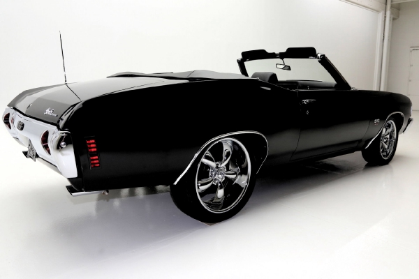 For Sale Used 1972 Chevrolet Chevelle convertible Black 454ci 4-speed | American Dream Machines Des Moines IA 50309