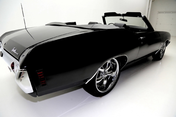 For Sale Used 1972 Chevrolet Chevelle convertible Black 454ci 4-speed | American Dream Machines Des Moines IA 50309