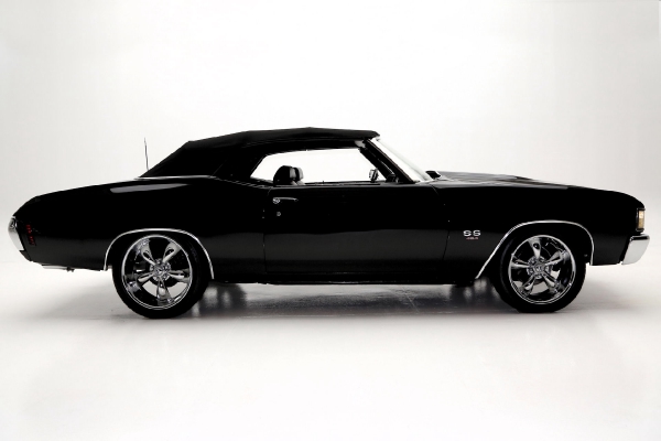 For Sale Used 1972 Chevrolet Chevelle convertible Black 454ci 4-speed | American Dream Machines Des Moines IA 50309