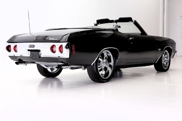 For Sale Used 1972 Chevrolet Chevelle convertible Black 454ci 4-speed | American Dream Machines Des Moines IA 50309