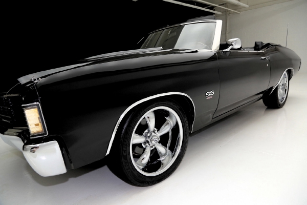 For Sale Used 1972 Chevrolet Chevelle convertible Black 454ci 4-speed | American Dream Machines Des Moines IA 50309