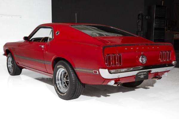 For Sale Used 1969 Ford Mustang Mach 1 Red/Black 351  4-Speed | American Dream Machines Des Moines IA 50309