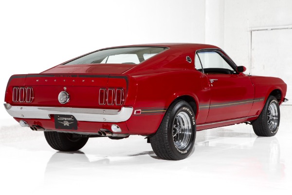 For Sale Used 1969 Ford Mustang Mach 1 Red/Black 351  4-Speed | American Dream Machines Des Moines IA 50309