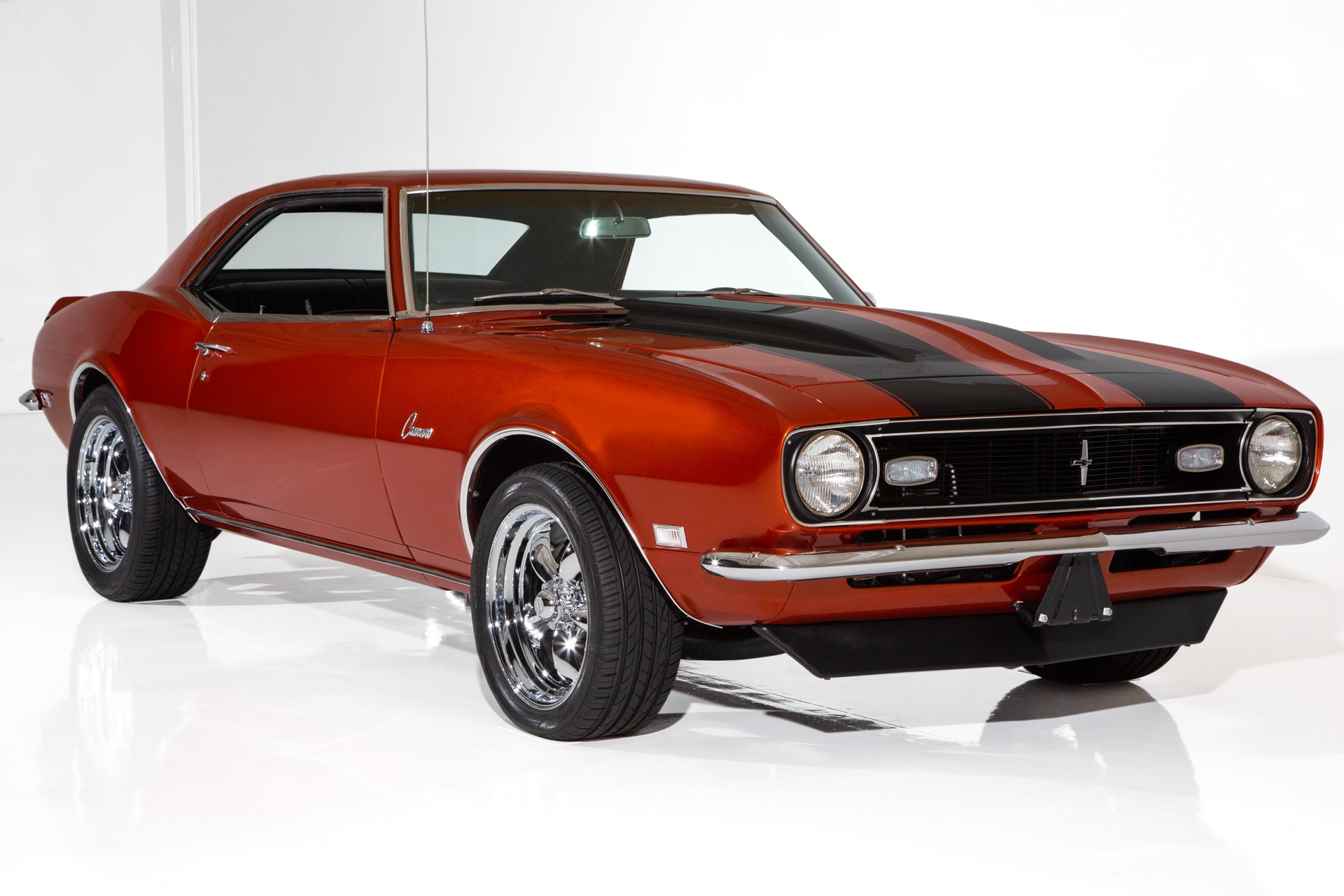 For Sale Used 1968 Chevrolet Camaro 396 Auto AC PS PB New Chrome | American Dream Machines Des Moines IA 50309