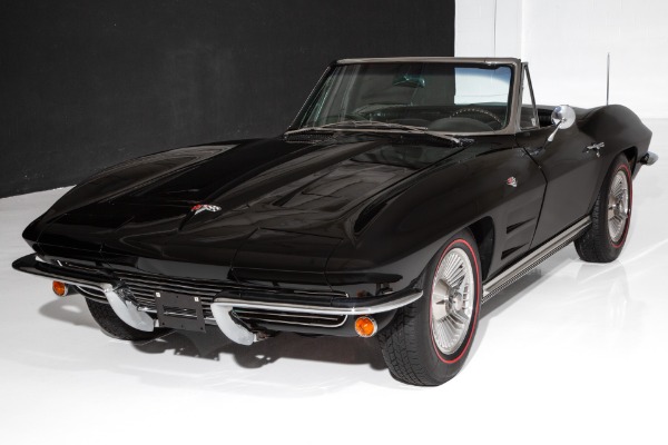 For Sale Used 1964 Chevrolet Corvette Triple Black Roadster | American Dream Machines Des Moines IA 50309