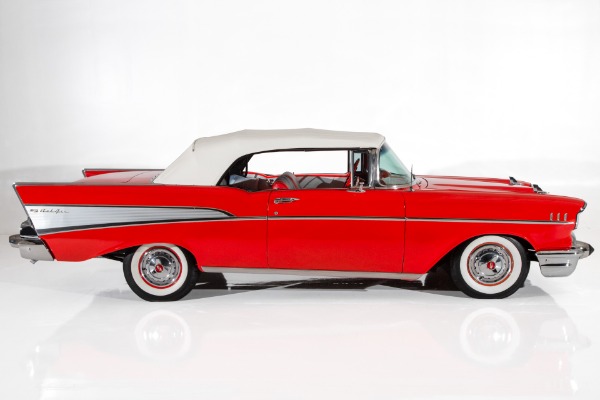 For Sale Used 1957 Chevrolet Bel Air 283 Auto Power Disc Brakes | American Dream Machines Des Moines IA 50309