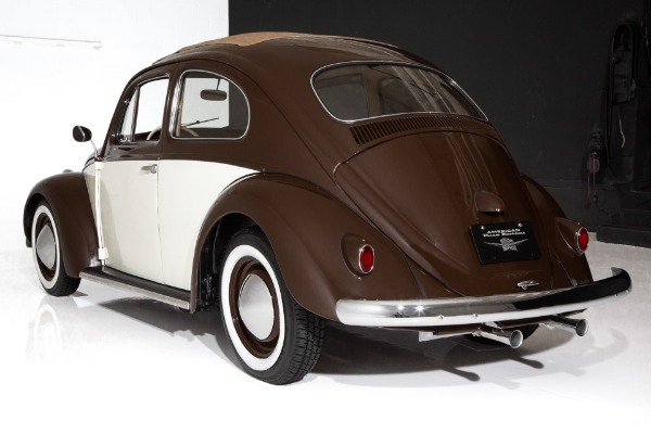 For Sale Used 1959 Volkswagen Beetle Mocha & Cream, 1500cc 4-Spd | American Dream Machines Des Moines IA 50309