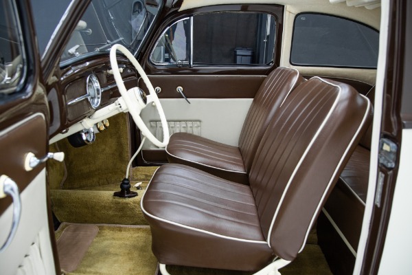 For Sale Used 1959 Volkswagen Beetle Mocha & Cream, 1500cc 4-Spd | American Dream Machines Des Moines IA 50309