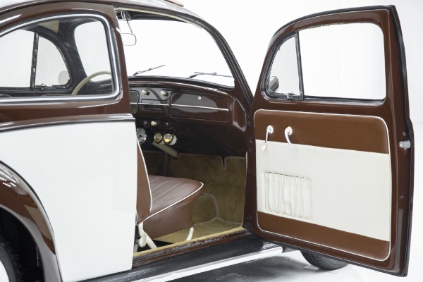 For Sale Used 1959 Volkswagen Beetle Mocha & Cream, 1500cc 4-Spd | American Dream Machines Des Moines IA 50309