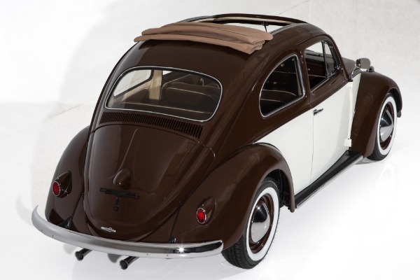 For Sale Used 1959 Volkswagen Beetle Mocha & Cream, 1500cc 4-Spd | American Dream Machines Des Moines IA 50309