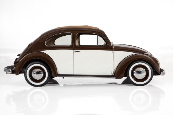 For Sale Used 1959 Volkswagen Beetle Mocha & Cream, 1500cc 4-Spd | American Dream Machines Des Moines IA 50309