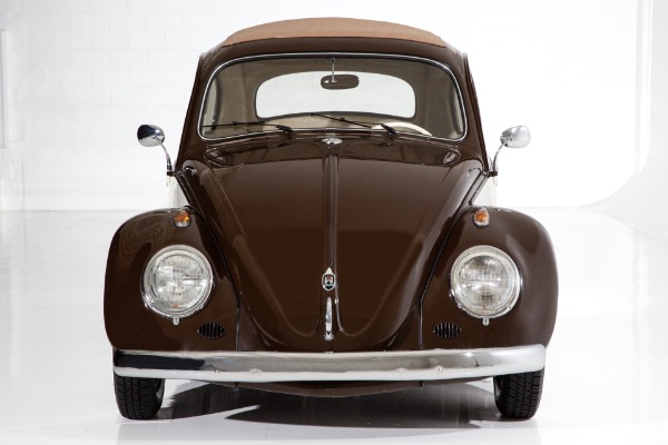 For Sale Used 1959 Volkswagen Beetle Mocha & Cream, 1500cc 4-Spd | American Dream Machines Des Moines IA 50309