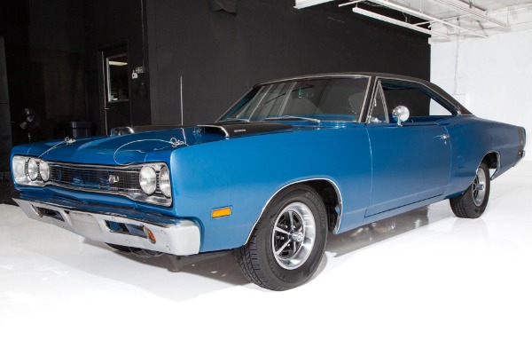 For Sale Used 1969 Dodge Super Bee Blue/Black, 383, 727 Automatic | American Dream Machines Des Moines IA 50309