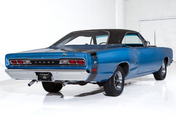 For Sale Used 1969 Dodge Super Bee Blue/Black, 383, 727 Automatic | American Dream Machines Des Moines IA 50309