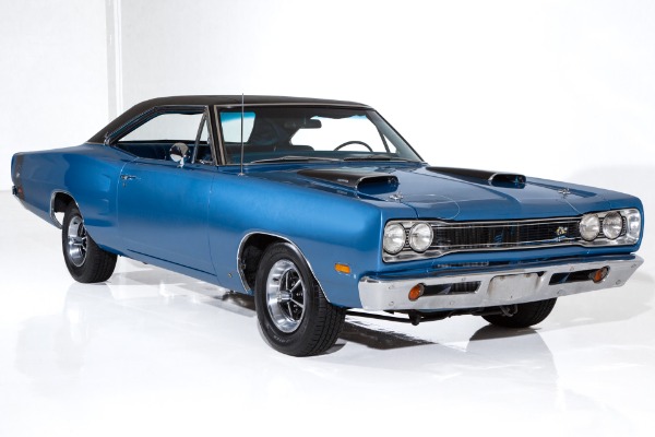 For Sale Used 1969 Dodge Super Bee Blue/Black, 383, 727 Automatic | American Dream Machines Des Moines IA 50309