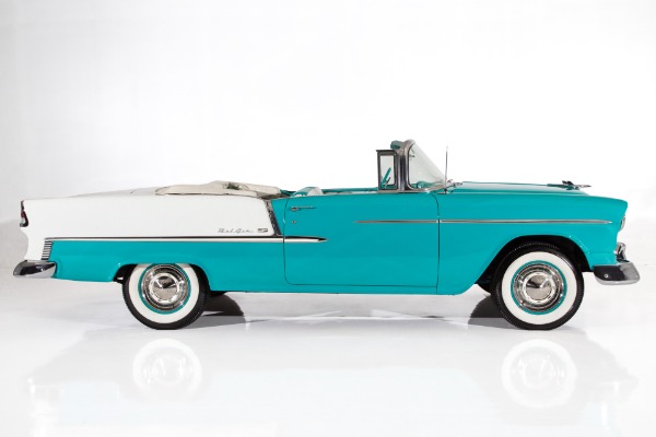 For Sale Used 1955 Chevrolet Bel Air Convertible 235ci Auto, PS, PT | American Dream Machines Des Moines IA 50309