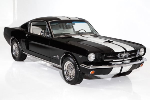 1965 Ford Mustang Black & White 4-Spd PS PW Disc AC