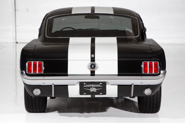 For Sale Used 1965 Ford Mustang Black & White 4-Spd PS PW Disc AC | American Dream Machines Des Moines IA 50309