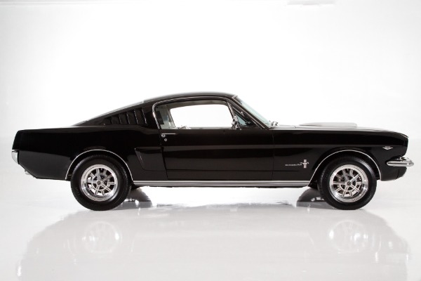 For Sale Used 1965 Ford Mustang Black & White 4-Spd PS PW Disc AC | American Dream Machines Des Moines IA 50309