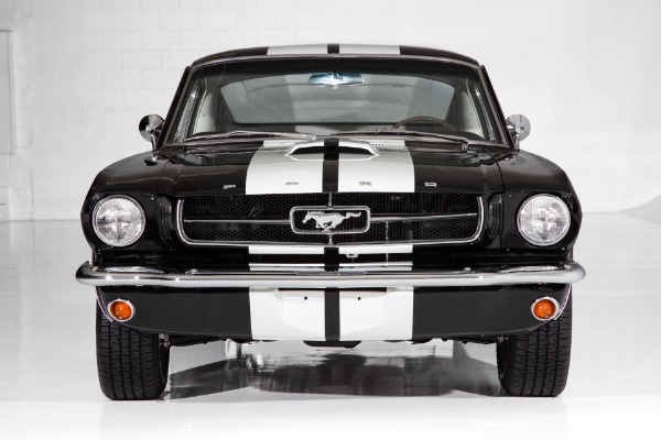 For Sale Used 1965 Ford Mustang Black & White 4-Spd PS PW Disc AC | American Dream Machines Des Moines IA 50309