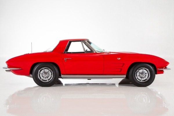 For Sale Used 1963 Chevrolet Corvette Riverside Red 4-Speed 2-Tops | American Dream Machines Des Moines IA 50309