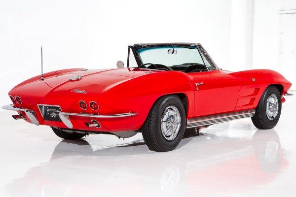 For Sale Used 1963 Chevrolet Corvette Riverside Red 4-Speed 2-Tops | American Dream Machines Des Moines IA 50309