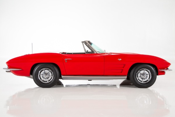 For Sale Used 1963 Chevrolet Corvette Riverside Red 4-Speed 2-Tops | American Dream Machines Des Moines IA 50309