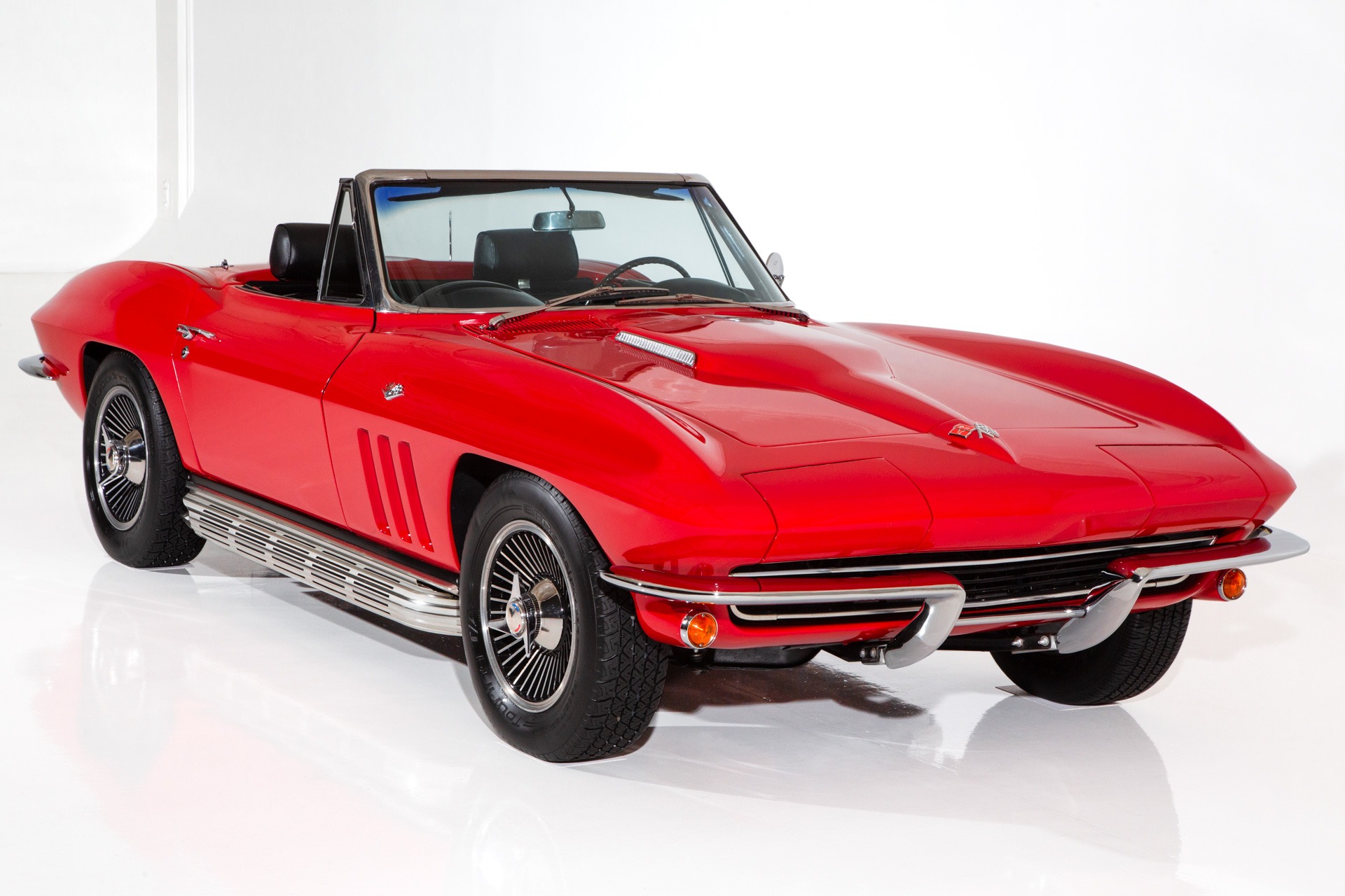 For Sale Used 1965 Chevrolet Corvette LT1 350/370hp Black Leather | American Dream Machines Des Moines IA 50309