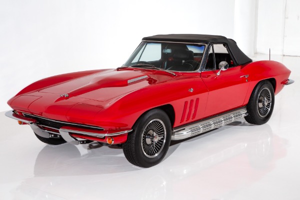 For Sale Used 1965 Chevrolet Corvette LT1 350/370hp Black Leather | American Dream Machines Des Moines IA 50309